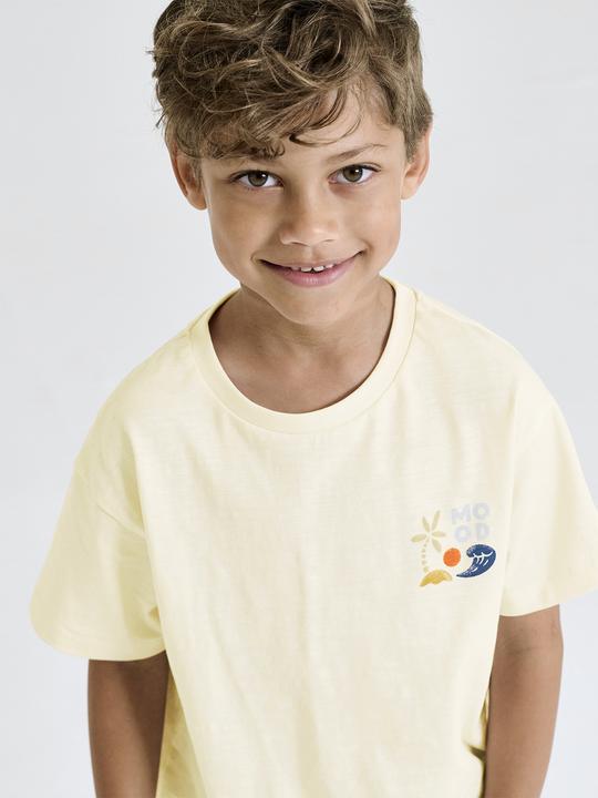 Produktbild Vertbaudet Jungen T-Shirt mit XL-Print hinten und Recycling-Baumwolle (98, 104)