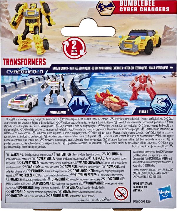Image du produit Transformers Cyber Changers Bumblebee