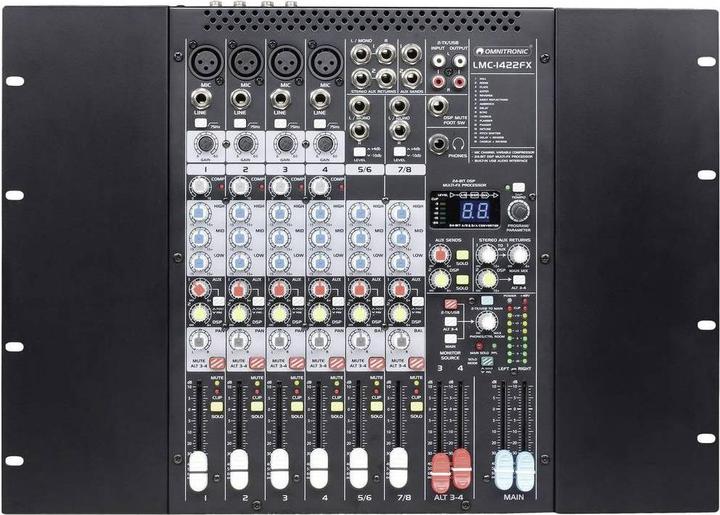 Immagine prodotto Omnitronic MIXER USB LMC1422FX (Mixer da studio e live)