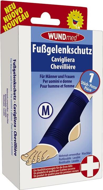 Actual product image Wundmed Ankle brace, size M blue, 1 pc. (M)