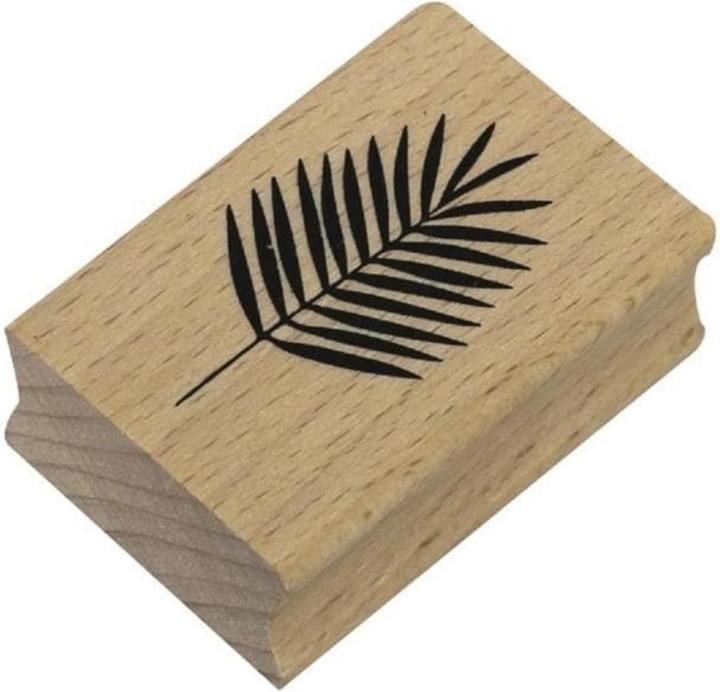 Produktbild Artoz Motivstempel Blatt Hellbraun