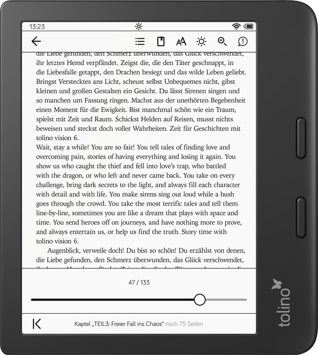 tolino vision 6 (7", 16 GB, Black)