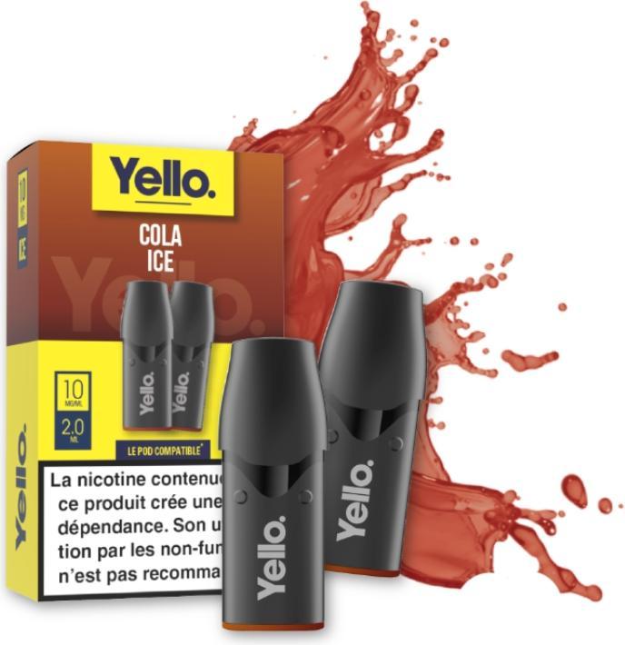 Immagine prodotto Yello Pods - Cola Ice - Kompatibel mit Vuse I 2er Pack (Cola)
