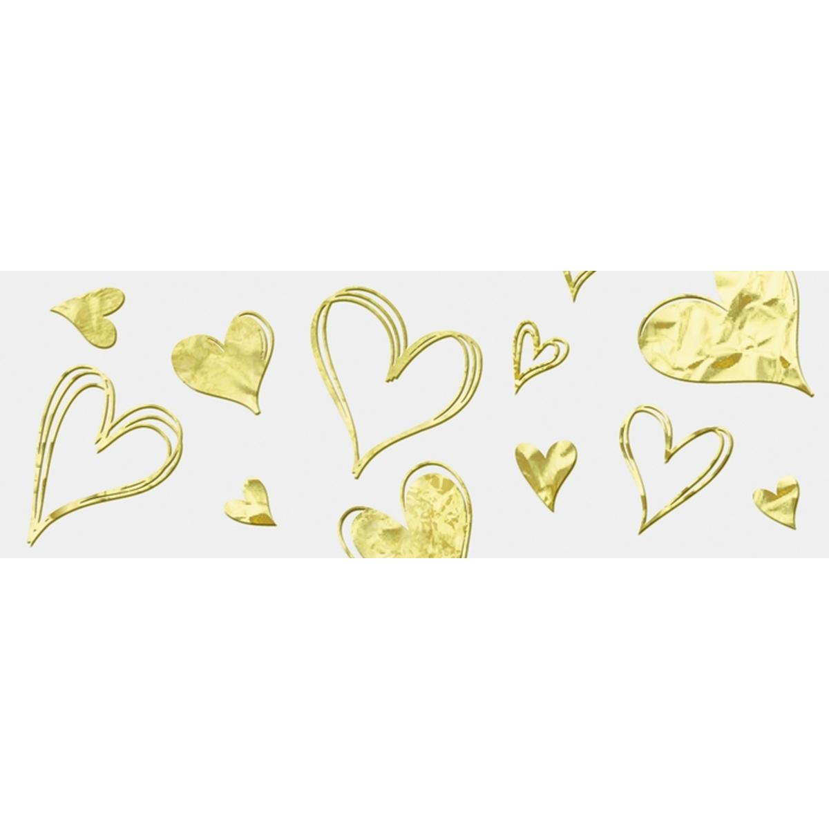Thumbnail - Ursus, Bastelpapier, Transparentpapier Golden style 115g/qm A4 VE=5 Blatt Herzen (115 g/m², 5 x)
