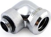 XSPC ANS G1/4 to 14mm HardTube screw-on nozzle 90?? rotatable V2 - chrome