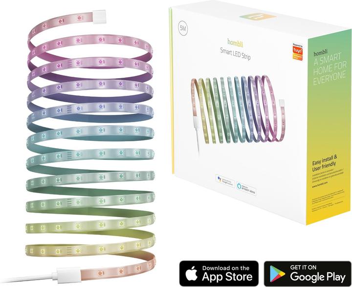 Actual product image Hombli LED Strip (RGB, 500 cm, Indoor)