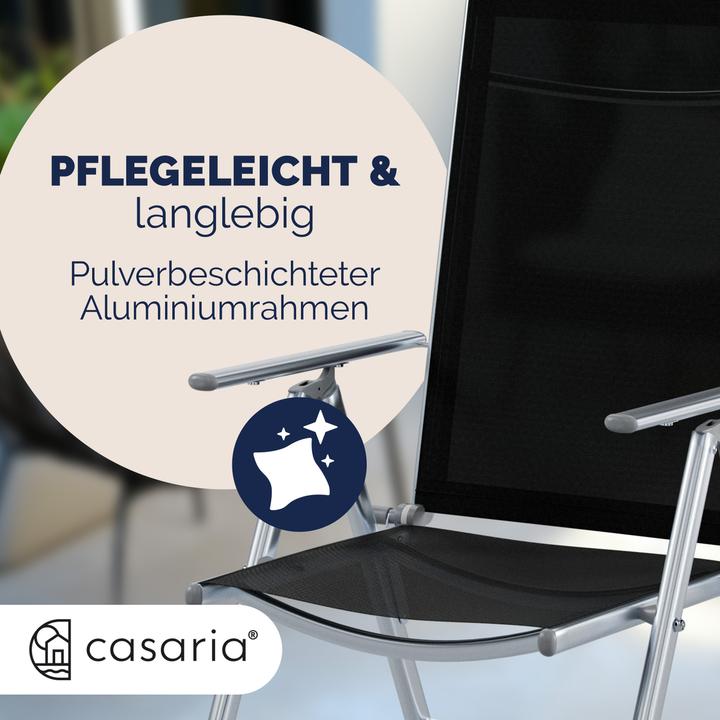 Immagine prodotto Casaria Set di 4 sedie da giardino