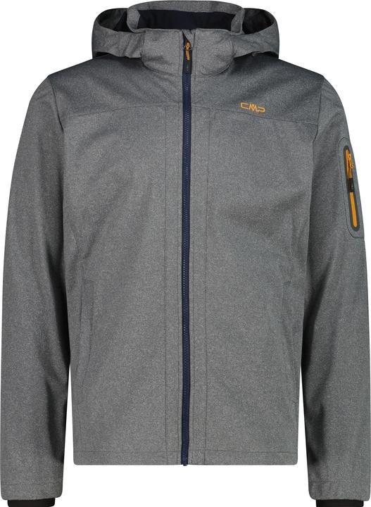 Grau, grey mel-b. blue