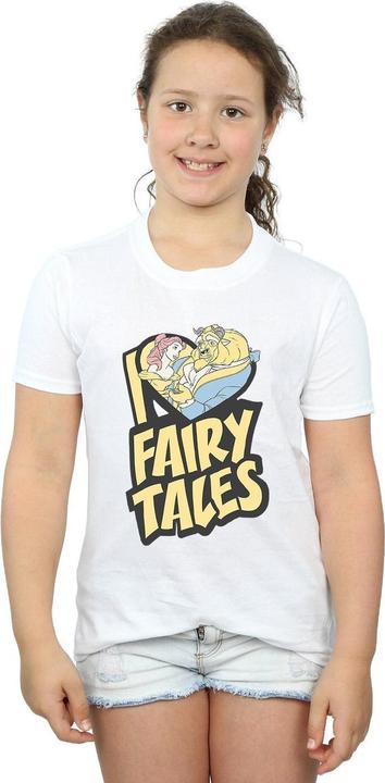 Produktbild Disney Beauty And The Beast I Love Fairy Tales TShirt Mädchen (140, 146)