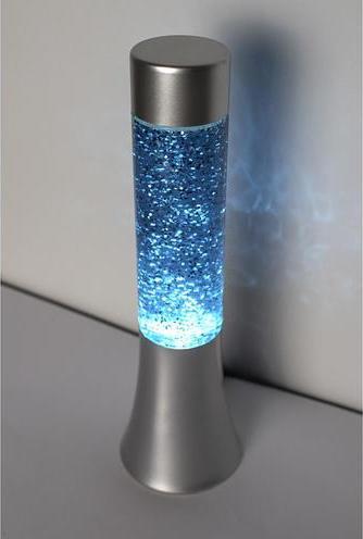 Image du produit Fisura Mini lampe à plasma paillettes bleues