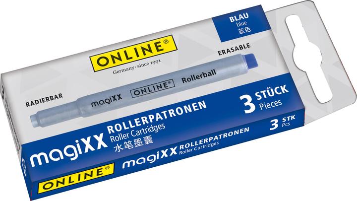 Online Cartridge rollerball 17103/12 for MagiXX 3 pcs. (Blue, 3 pcs.)