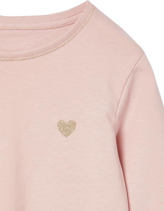 Produktbild Vertbaudet Mädchen Shirt mit Glitzerherz und Recycling-Baumwolle BASIC (110)