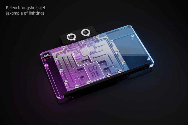 Produktbild Alphacool WAK Core RX 9070 XT Red Devil mit Backplate