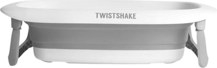Image du produit Twistshake Baby Badewanne + Kissen & Rinser & 3 Badetiere Pastel Grey