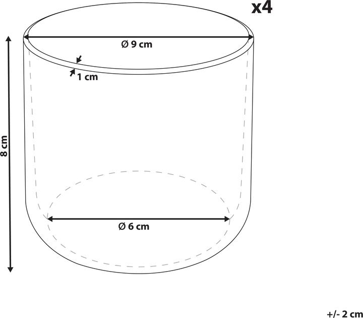 Actual product image Beliani Annise (320 ml, 4x)