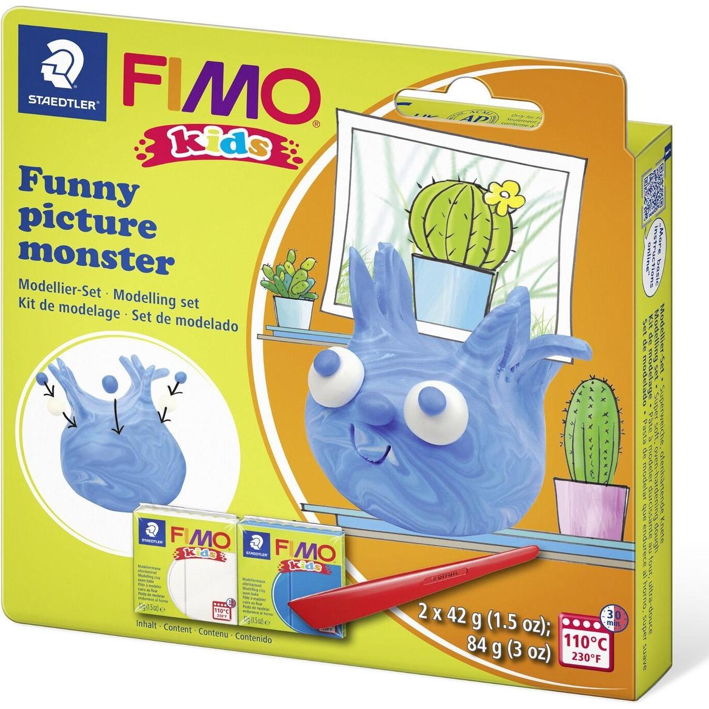Magni Modellier-Set FIMO kids Funny picture monster