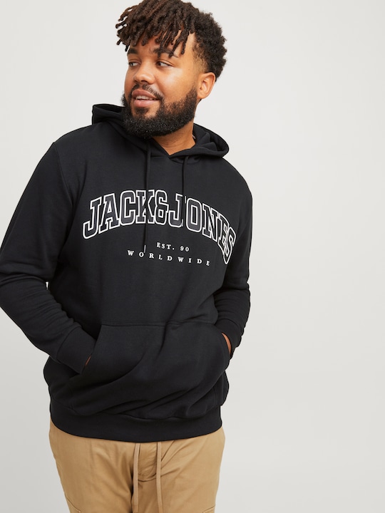 Actual product image Jack & Jones Jjecaleb Varsity Sweat Hood Noos Pls (4XL)