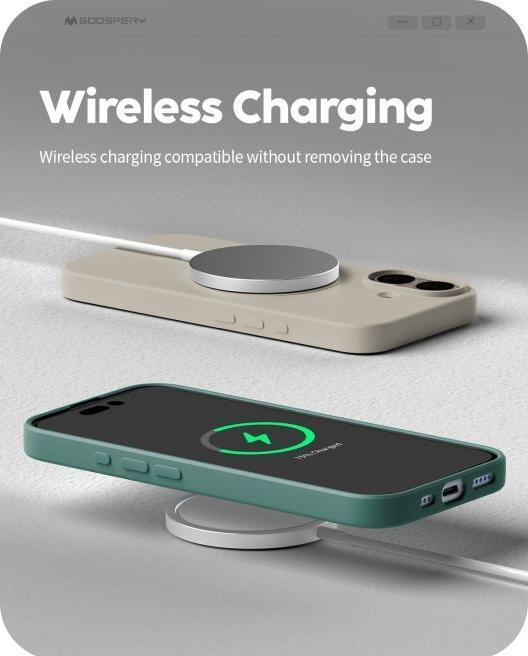 Produktbild Goospery Semi Silicone MagSafe Series (Apple iPhone 16)