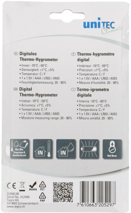 Actual product image Unitec Climate