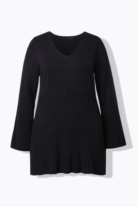 Produktbild Miamoda Pullover, A-Linie, Schösschen, Trompeten-Langarm (60)