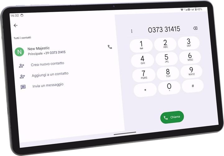 Actual product image Majestic Octa-Core Tablet with 4G, Wi-Fi, 128GB Storage, 8GB RAM, Android 14, Dual Camera, GPS (4G, 12", 128 GB, Grey)