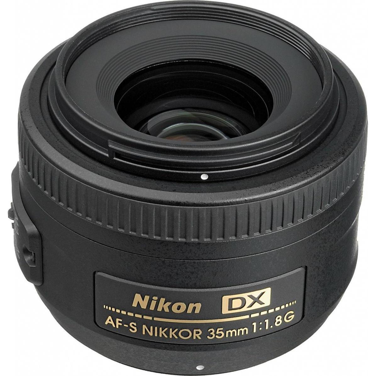 Nikon AF-S Nikkor 35mm f/1.8G DX (Nikon F, APS-C / DX), Objektiv, Schwarz