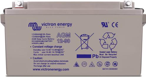 Image du produit Victron Energy AGM Batterie (12 V, 130 Ah)