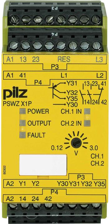 Produktbild Pilz 777950 PSWZ X1P 3V /24-240VACDC 2n/o 1n/c 2so