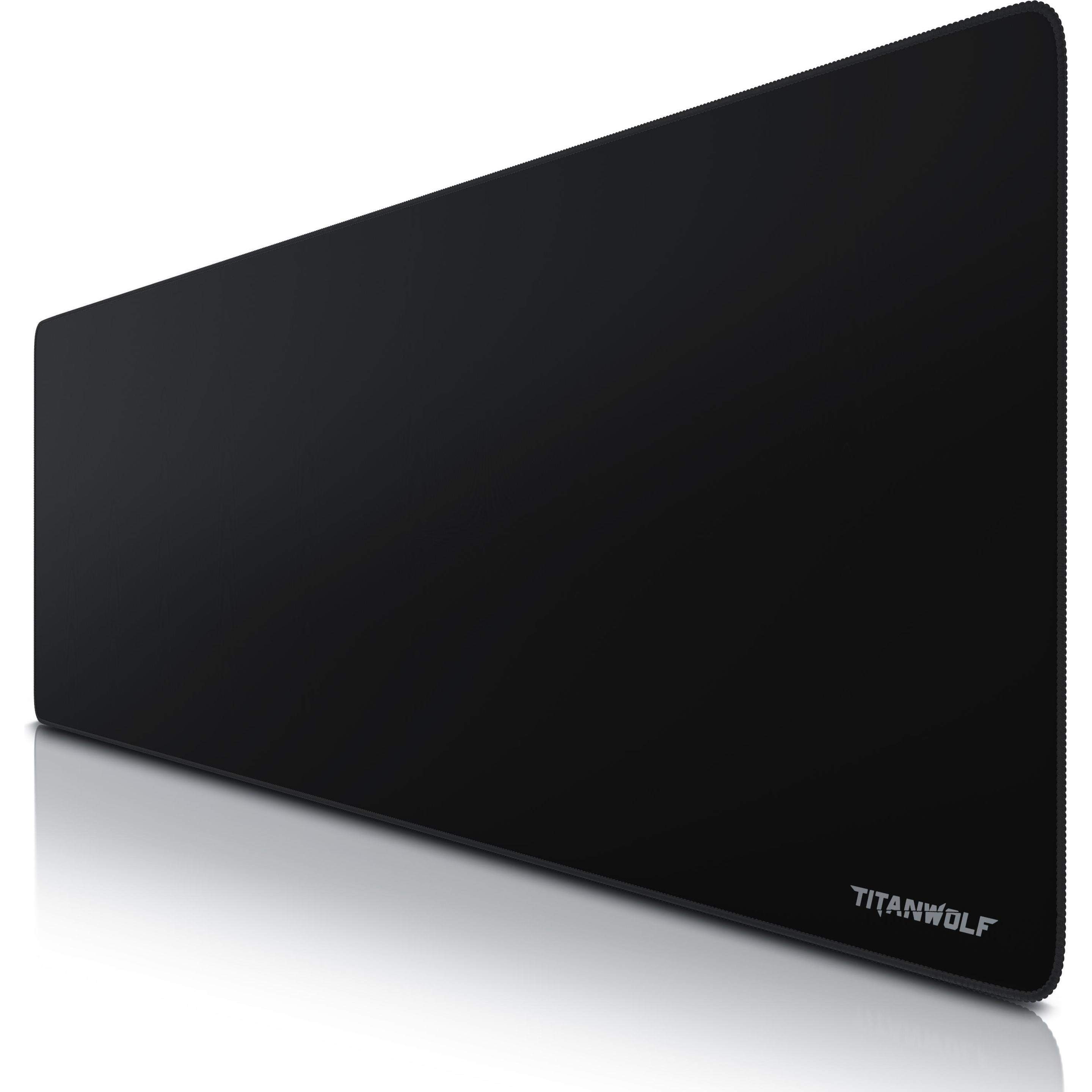 Titanwolf Gaming Mauspad, XXXL Speed Mausmatte 1200 x 400 mm, Geschwindigkeit & Präzision, Alpha (3XL), Mausmatte, Schwa...