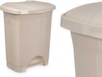 Actual product image Arte Regal plastic pedal garbage can 10l beige (10 l)