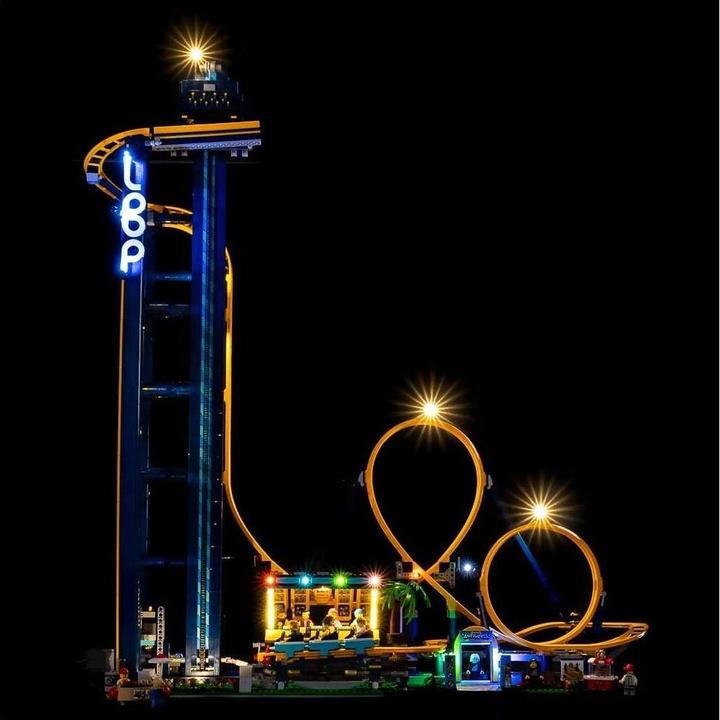 Actual product image Light my bricks LED Light Set for LEGO 10303 Looping Rollercoaster