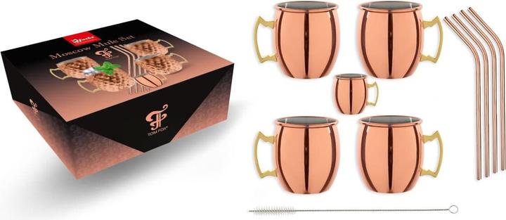 Actual product image Ich-zapfe Moscow Mule mug set copper (4.50 dl, 1 x, Moscow Mule mug)