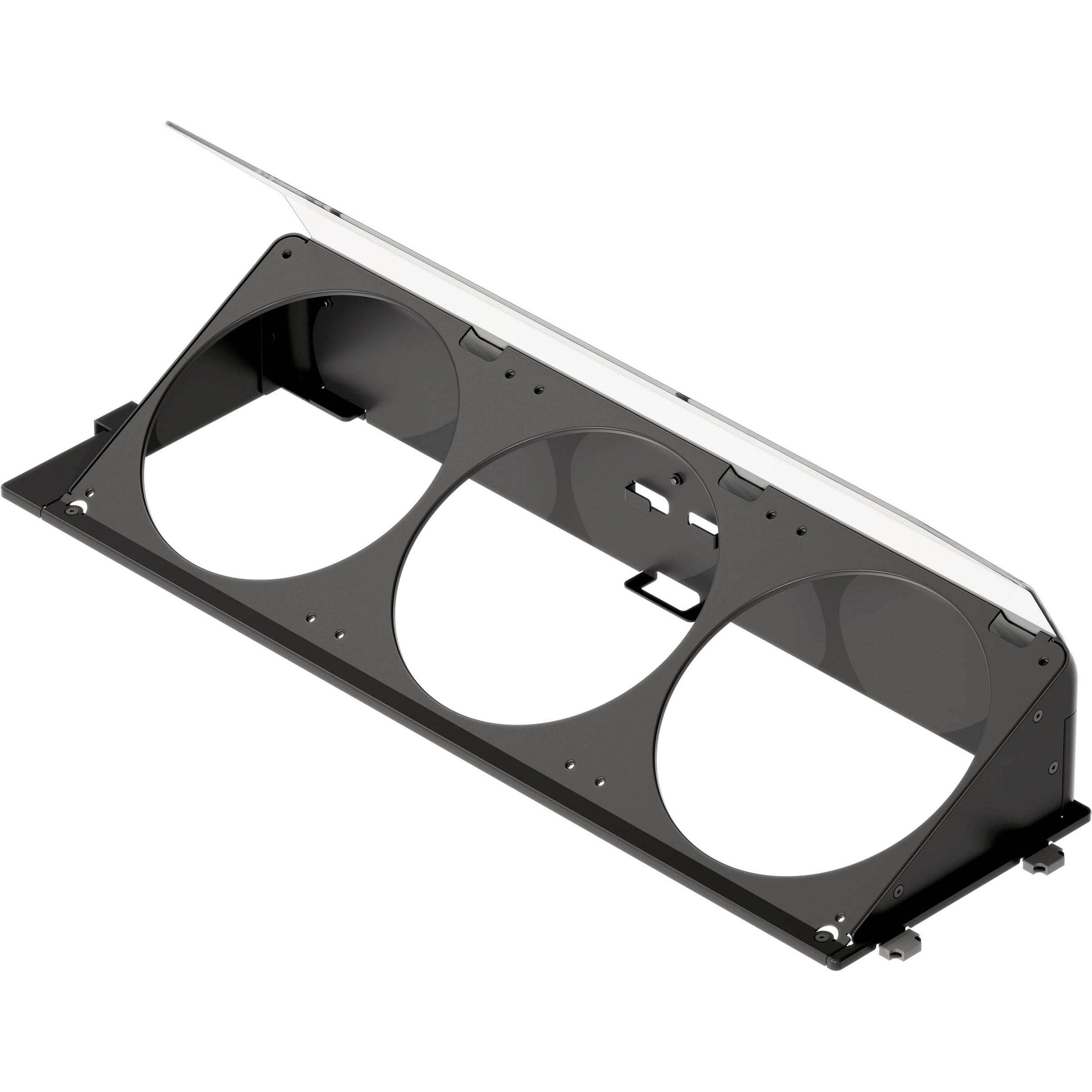 Havn HS 420 Angled Bottom Fan Bracket - schwarz, Accessori per armadio rack, Nero