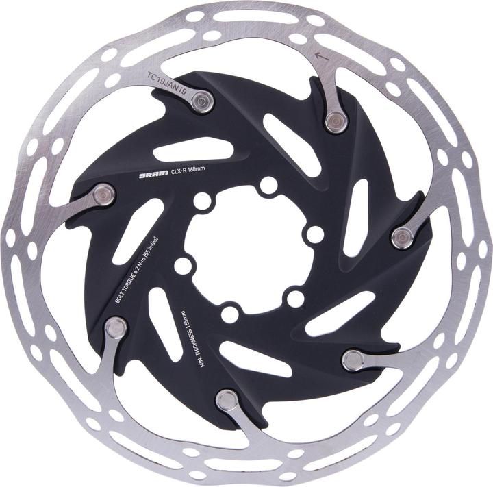 Sram Rotor Centerline X Road 2-Piece Rounded 6-Bolt (160 mm)