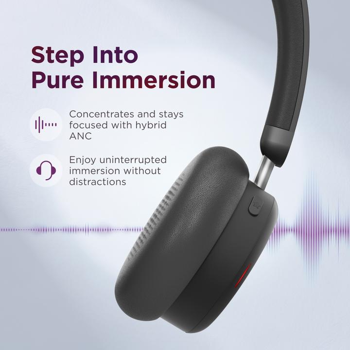 Actual product image Lenovo Dual-Mode Wireless Anc Headset (Wireless, USB-C, Microsoft teams)