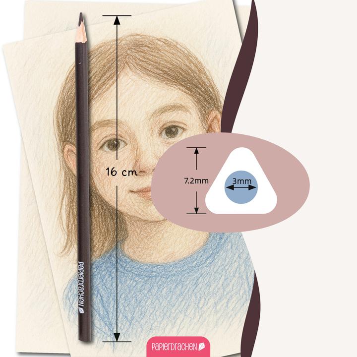 Actual product image Papierdrachen Coloured pencils in skin tones (12 x)