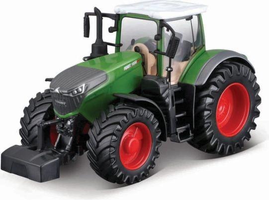 Produktbild Bauer Bburago Traktor Fendt 1050 Vario: Spielzeugtraktor mit Schwungrad-Antrieb, abnehmbare Fahrerka