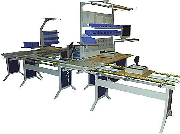 Actual product image Bedrunka & hirth workline basic table with roller conveyor (100 cm, 60 cm)