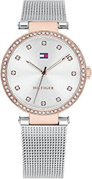 Produktbild Tommy Hilfiger Ladies Analogue Quartz Watch with Stainless Steel Strap 1782506 siliver strappy (32 mm)
