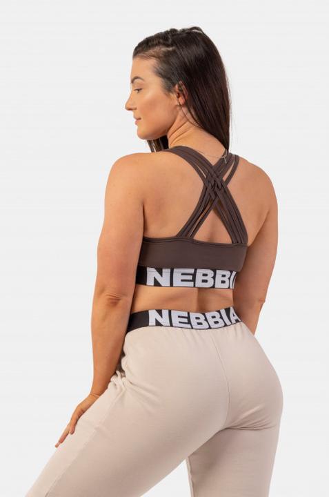 Produktbild Nebbia Medium Impact Cross Back Sports Bra 410 brown (M)