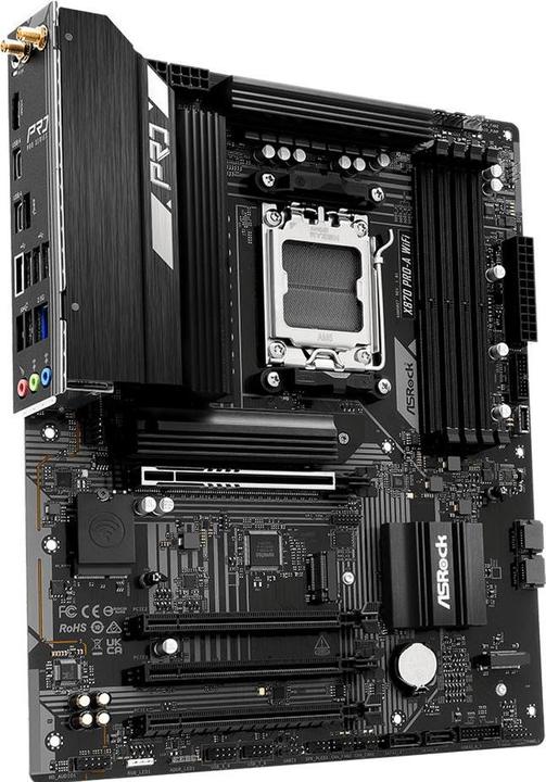 Productafbeelding AsRock X870 Pro-A WiFi AM5 ATX HDMI/USB-C DDR5 retail (AM5, AMD X870, ATX)