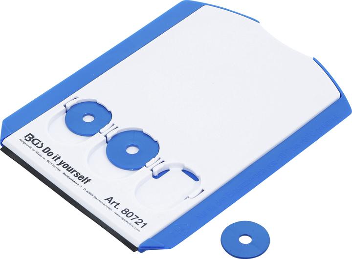 Produktbild BGS Parkscheibe | mit Eiskratzer / Gummilippe