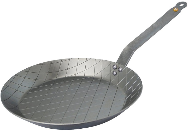 Produktbild de Buyer Mineral B Element Eisen-Steakpfanne Induktion (28 cm, Grillpfanne, Stahl)