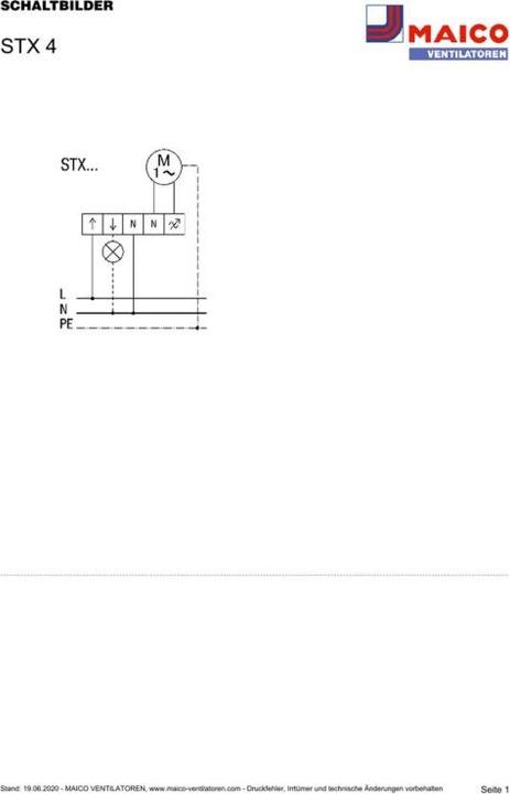 Actual product image Maico STX 4 Speed controller f. AP inst. max 4A