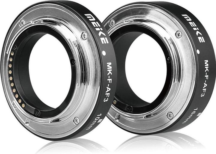 Actual product image Meike Extension Tube Set Fuji (Macro intermediate ring, Fujifilm Fujica-X)