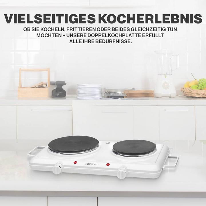 Produktbild Clatronic Doppel Kochplatte
