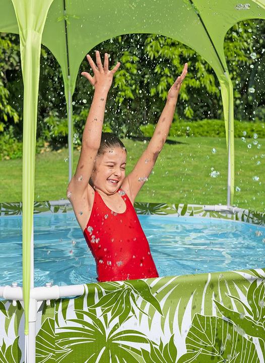 Actual product image Bestway Steel Pro Pool with UV sun protection