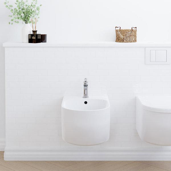 Image du produit Steinberg Série 350 robinetterie de bidet, avec garniture découlement, saillie 130mm, 0