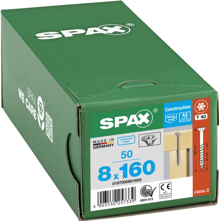Actual product image Spax Wood construction screws (50 Screws per piece)