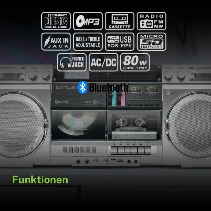 Actual product image Muse M-380 GBS (FM, Bluetooth)